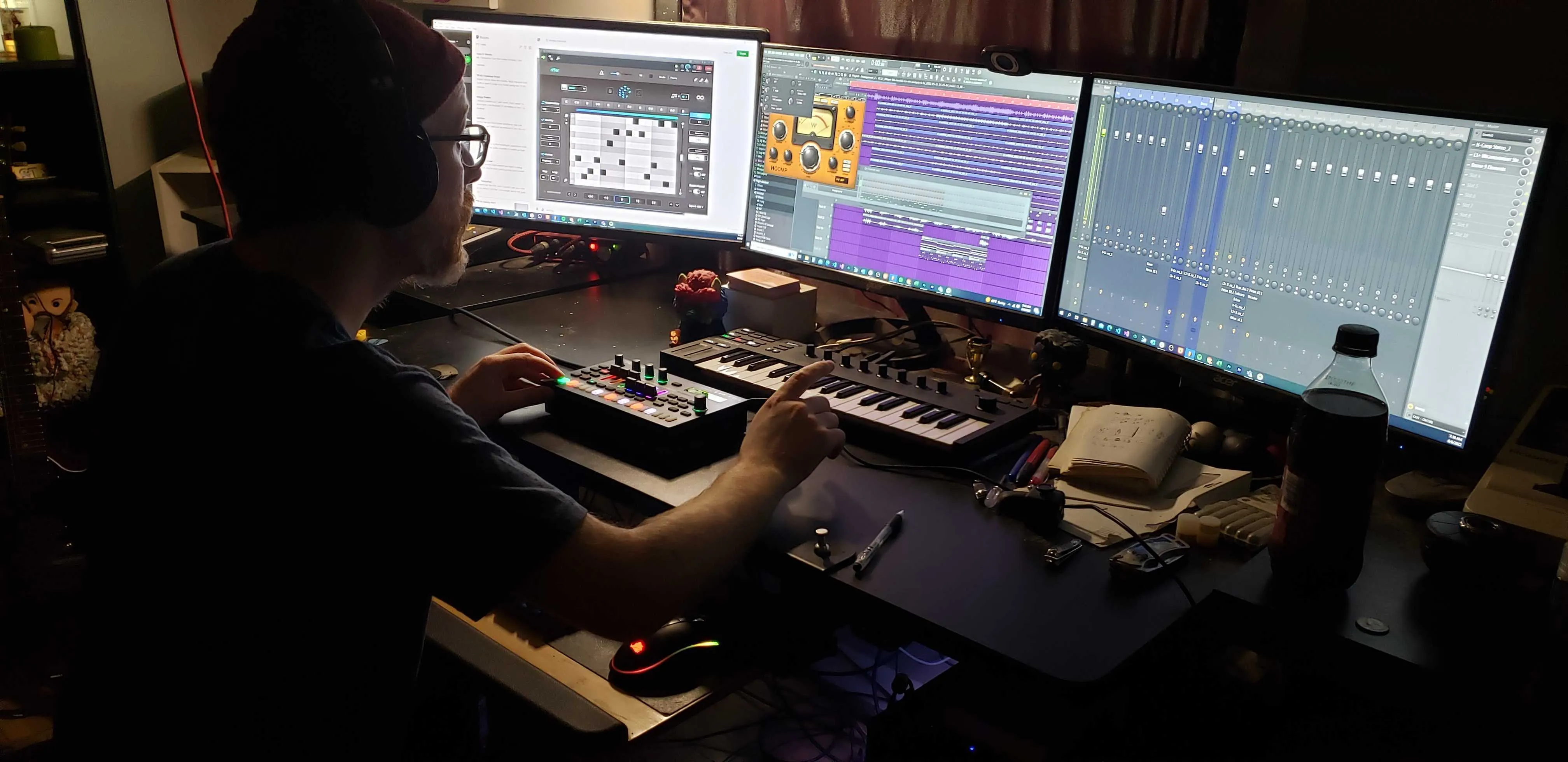 Greg Johnson at work