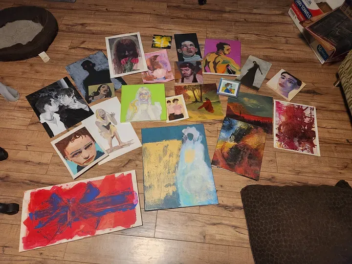 A collection of paintings by Greg Johnson